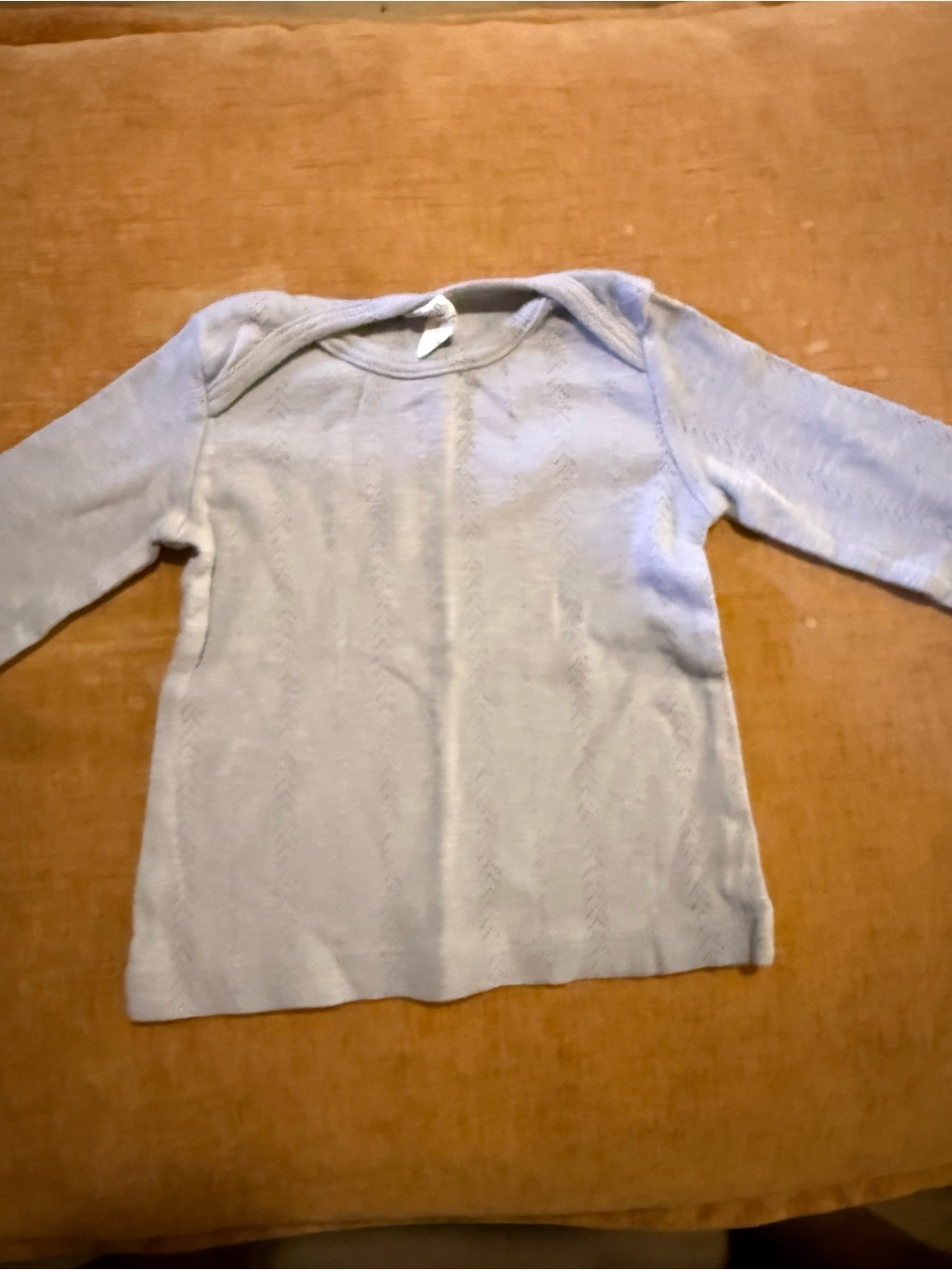 kate quinn Soft Powder Blue Baby Long Sleeve Top